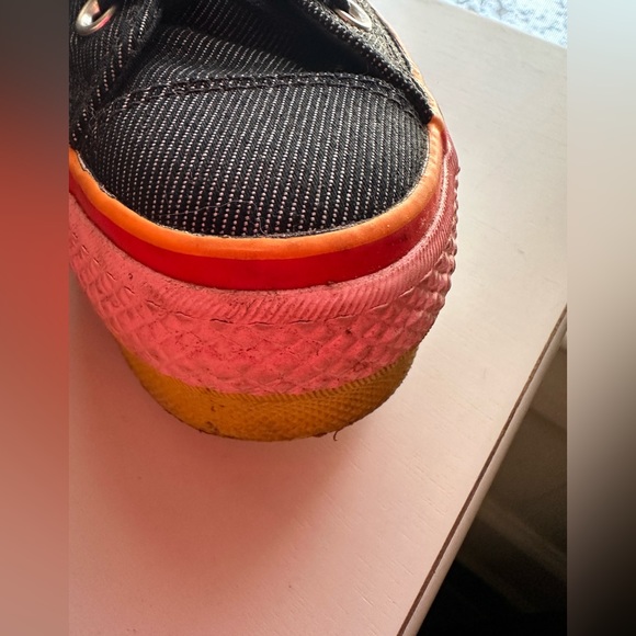 Converse Chuck Taylor All Star Rainbow Platform Black Denim Limited Edition 2020 - Picture 6 of 12